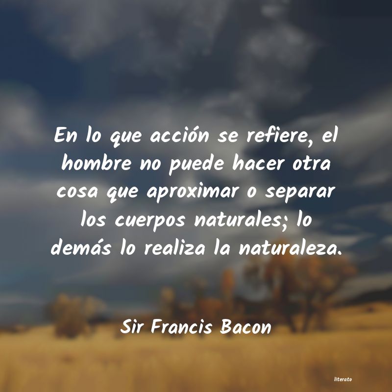 Frases de Sir Francis Bacon