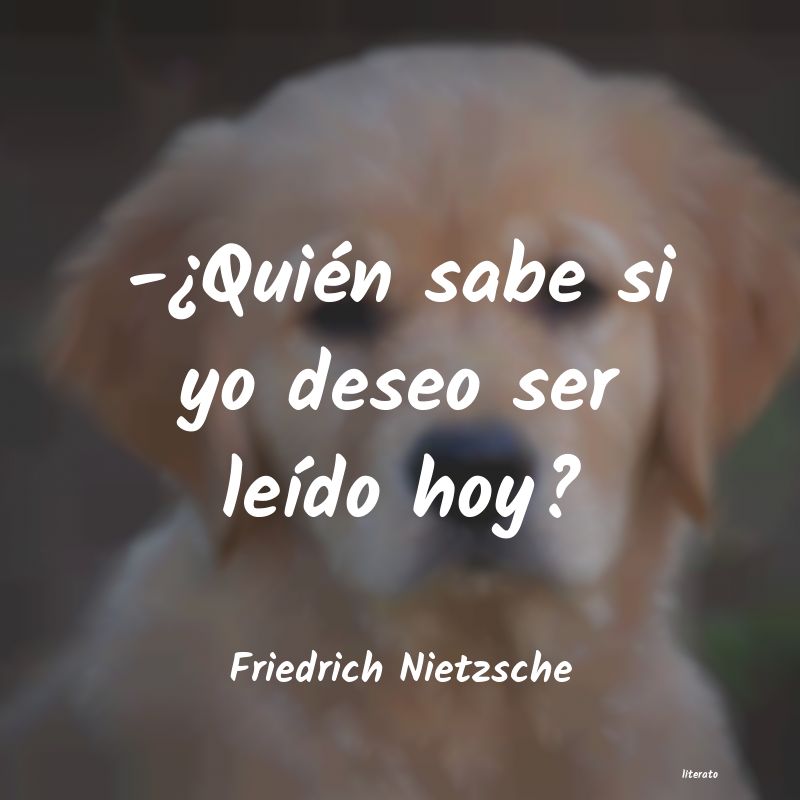 Frases de Friedrich Nietzsche