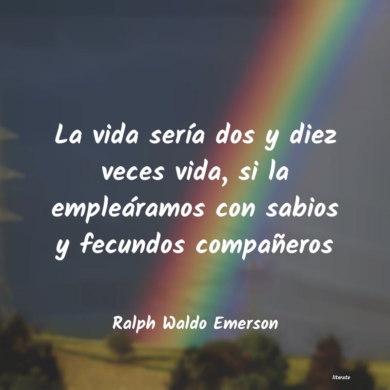 Frases de Ralph Waldo Emerson