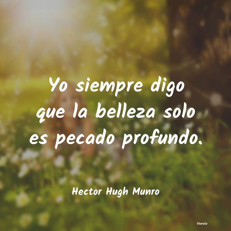 Frases de Hector Hugh Munro