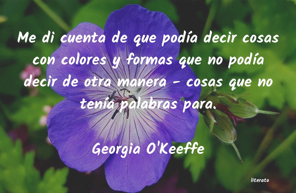frases de Georgia O'Keeffe