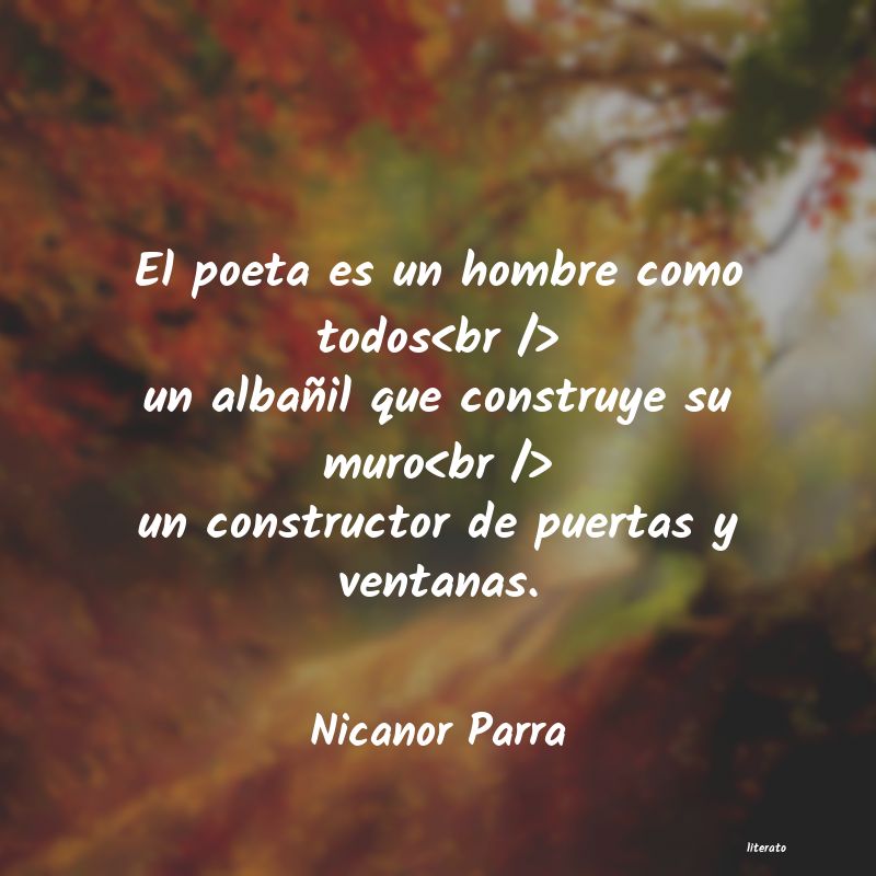 Frases de Nicanor Parra