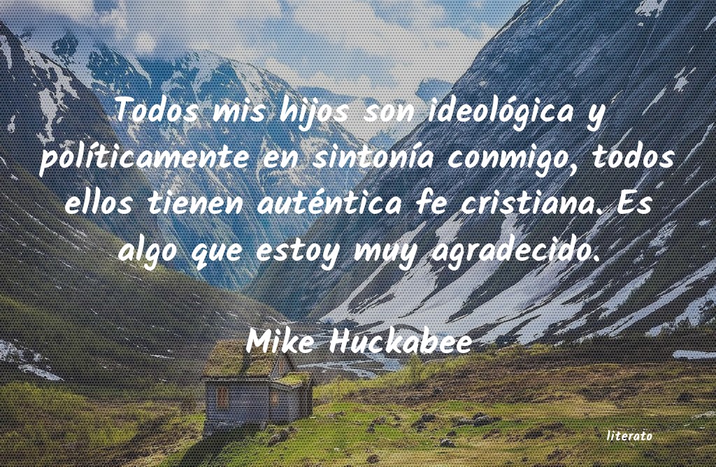 Frases de Mike Huckabee