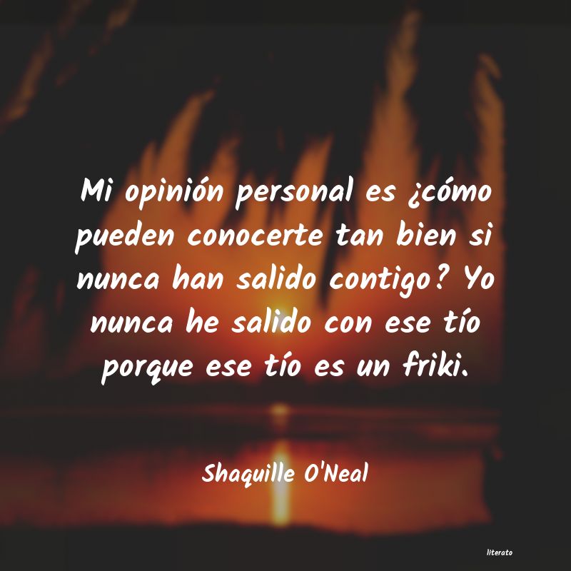frases de Shaquille O'Neal
