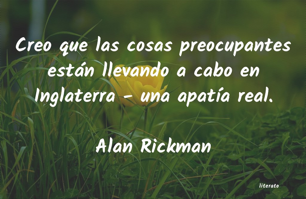 frases de Alan Rickman