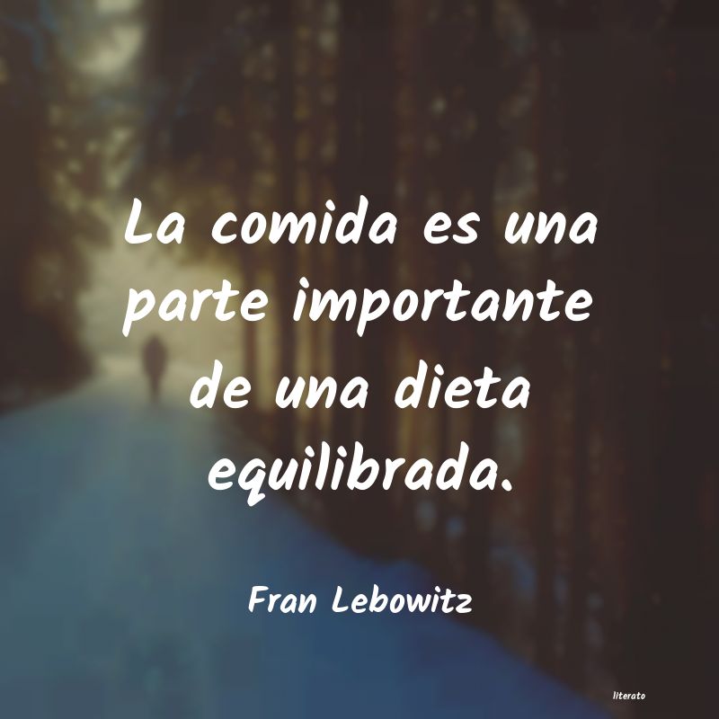 Frases de Fran Lebowitz