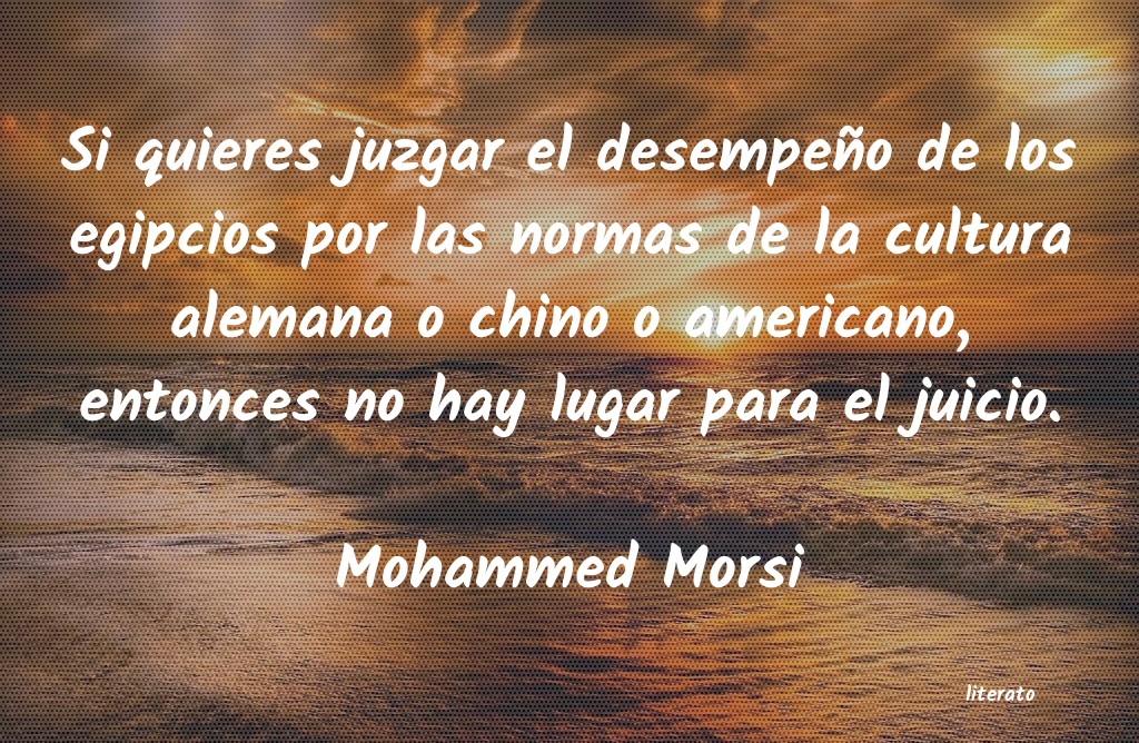 frases de Mohammed Morsi