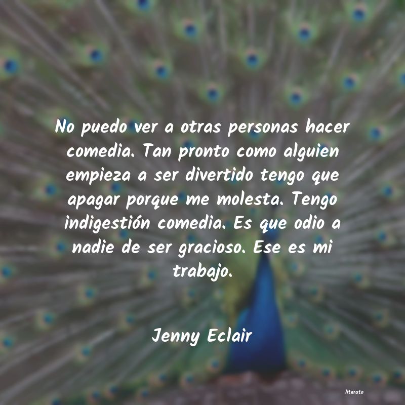 Frases de Jenny Eclair