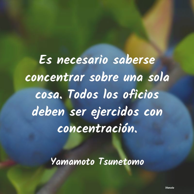 Frases de Yamamoto Tsunetomo