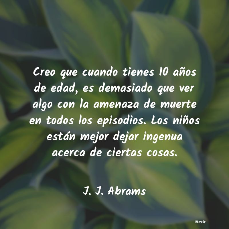 Frases de J. J. Abrams