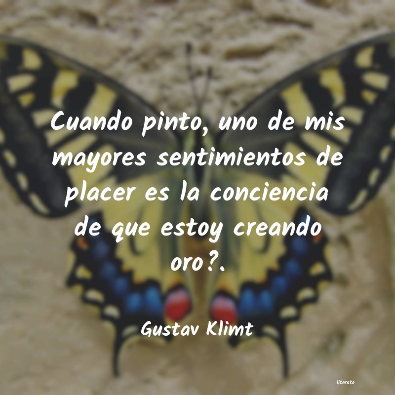 frases de Gustav Klimt