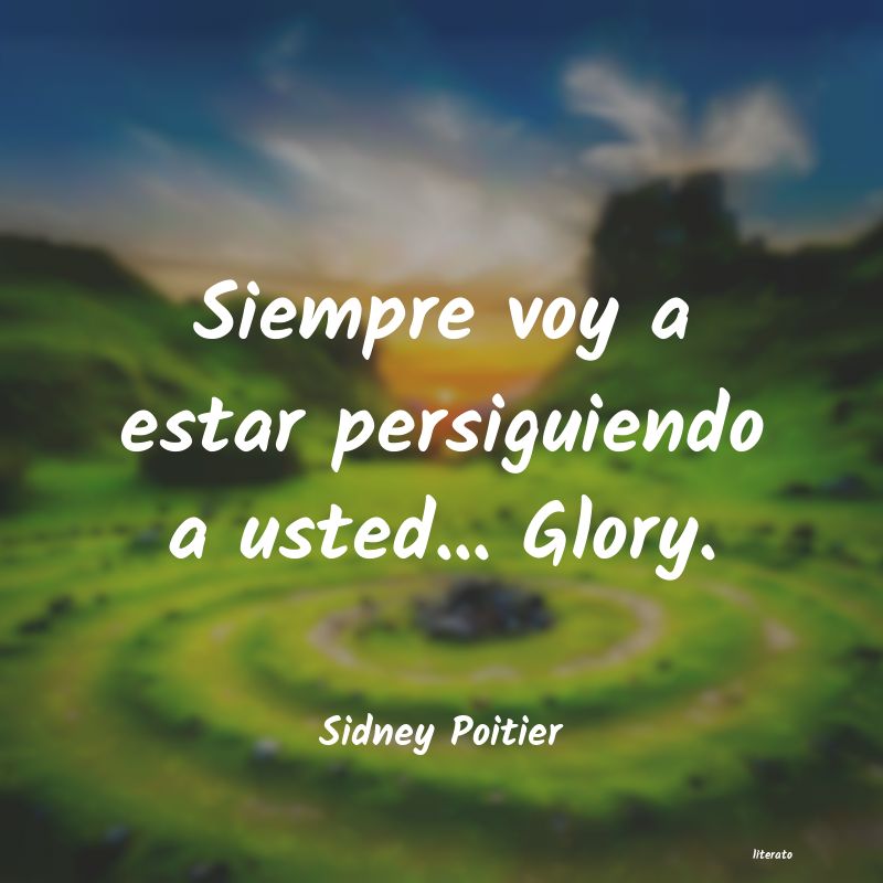 frases de Sidney Poitier