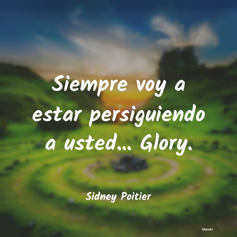 Frases de Sidney Poitier