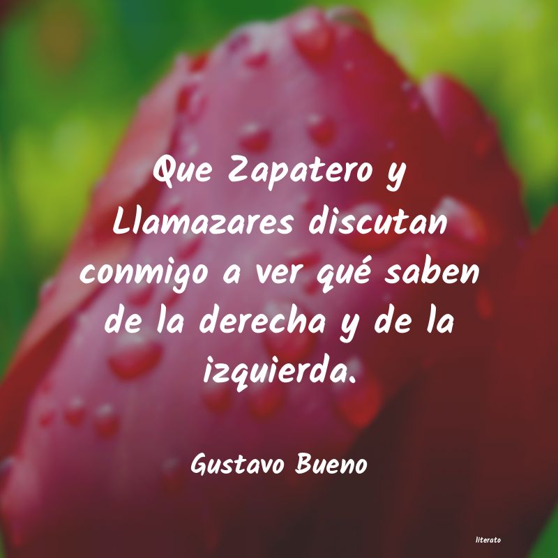 Frases de Gustavo Bueno