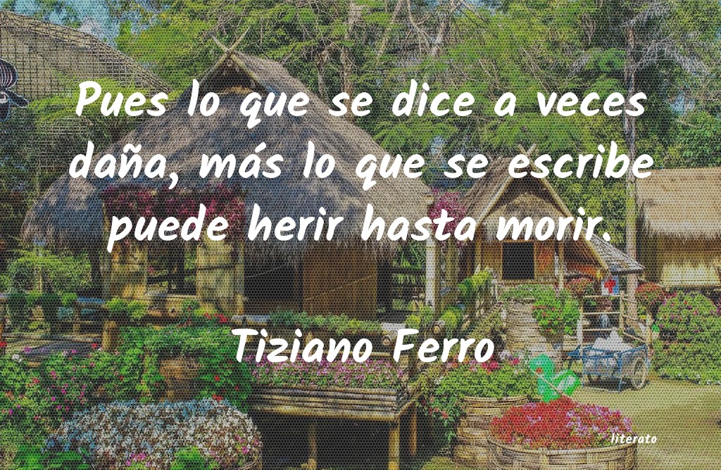 frases de Tiziano Ferro
