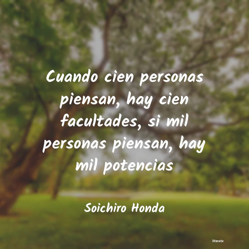 frases de Soichiro Honda