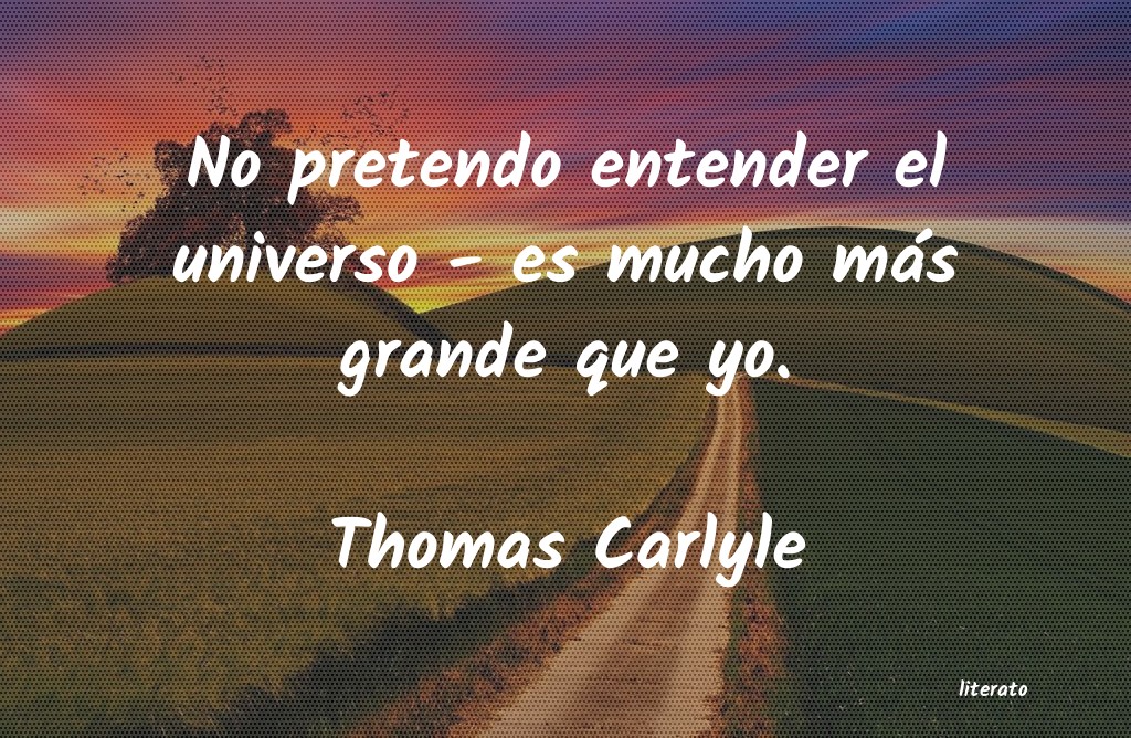 Frases de Thomas Carlyle