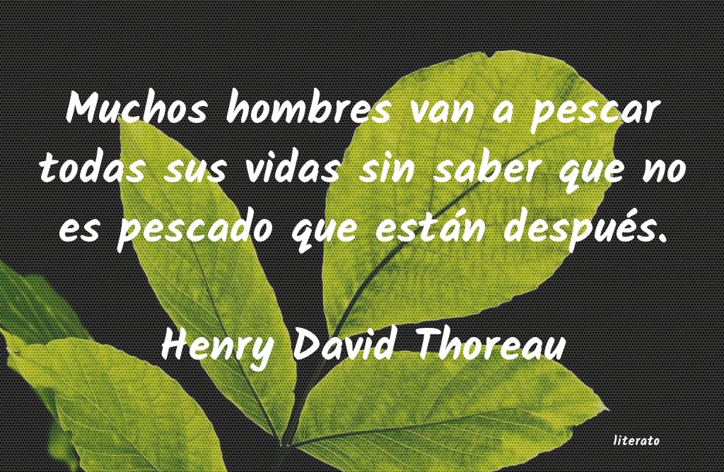frases de Henry David Thoreau