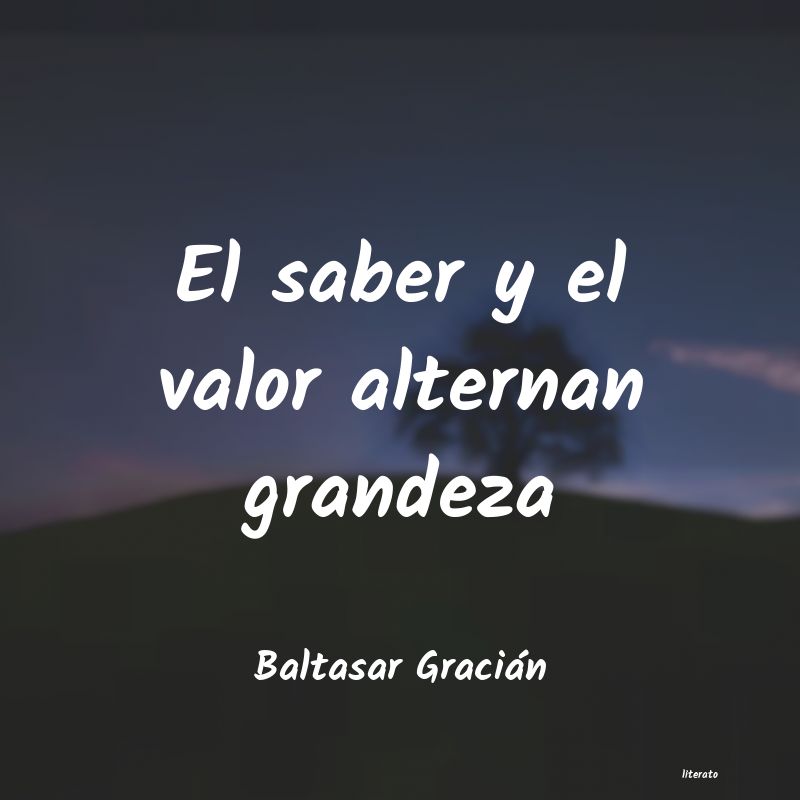 frases de Baltasar Gracián