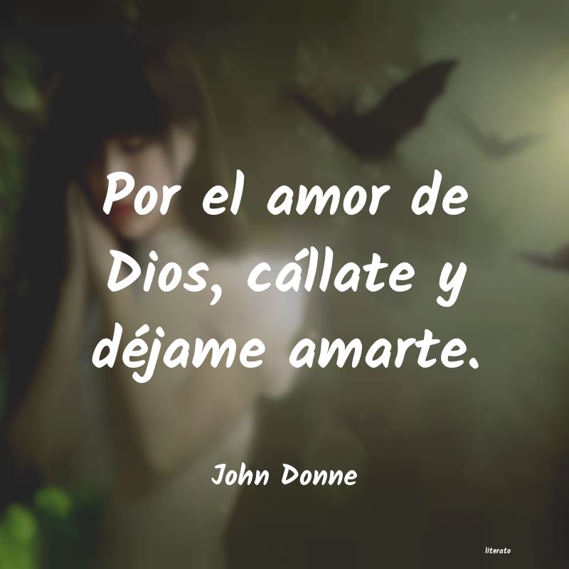 ningun hombre es una isla john donne