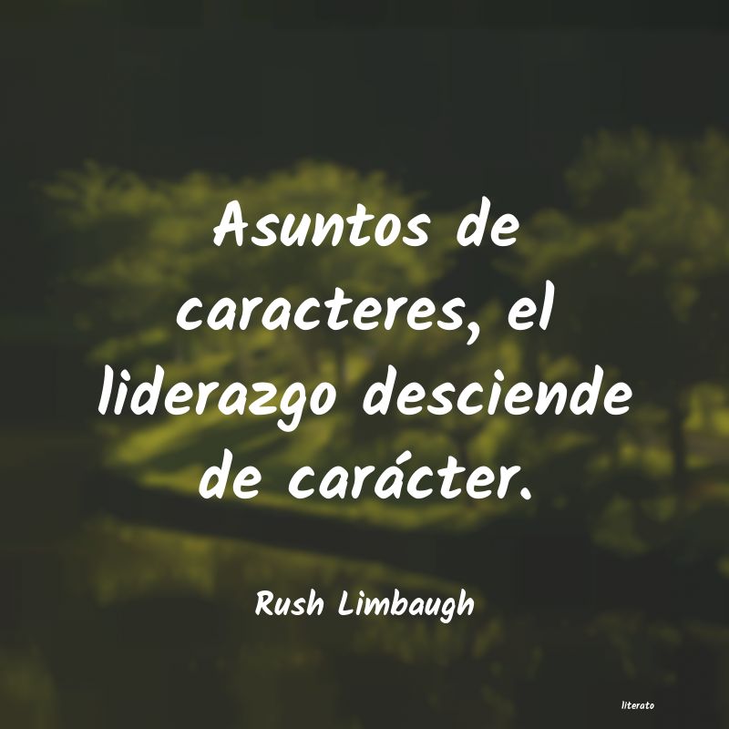 Frases de Rush Limbaugh