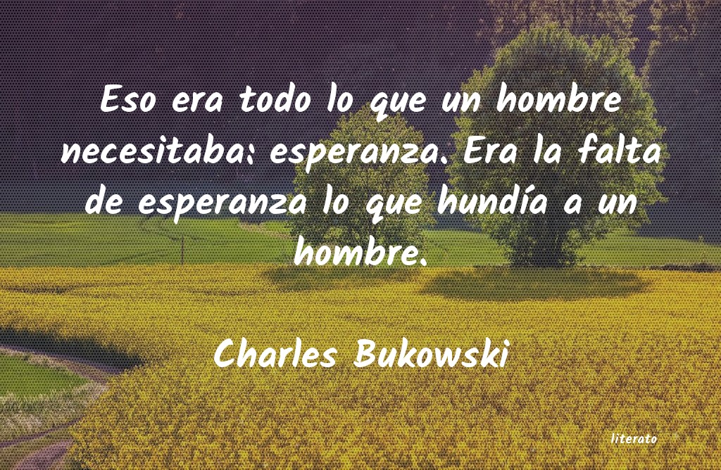 frases de Charles Bukowski