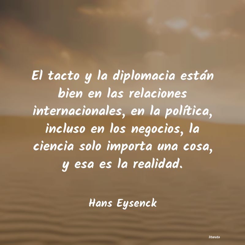 Frases de Hans Eysenck