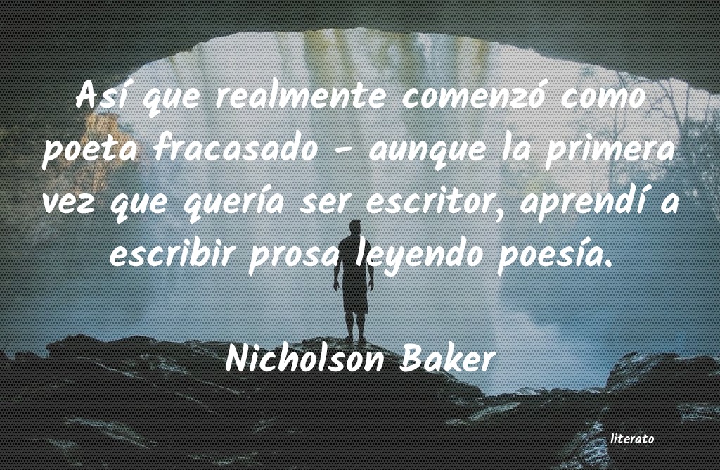 frases de Nicholson Baker