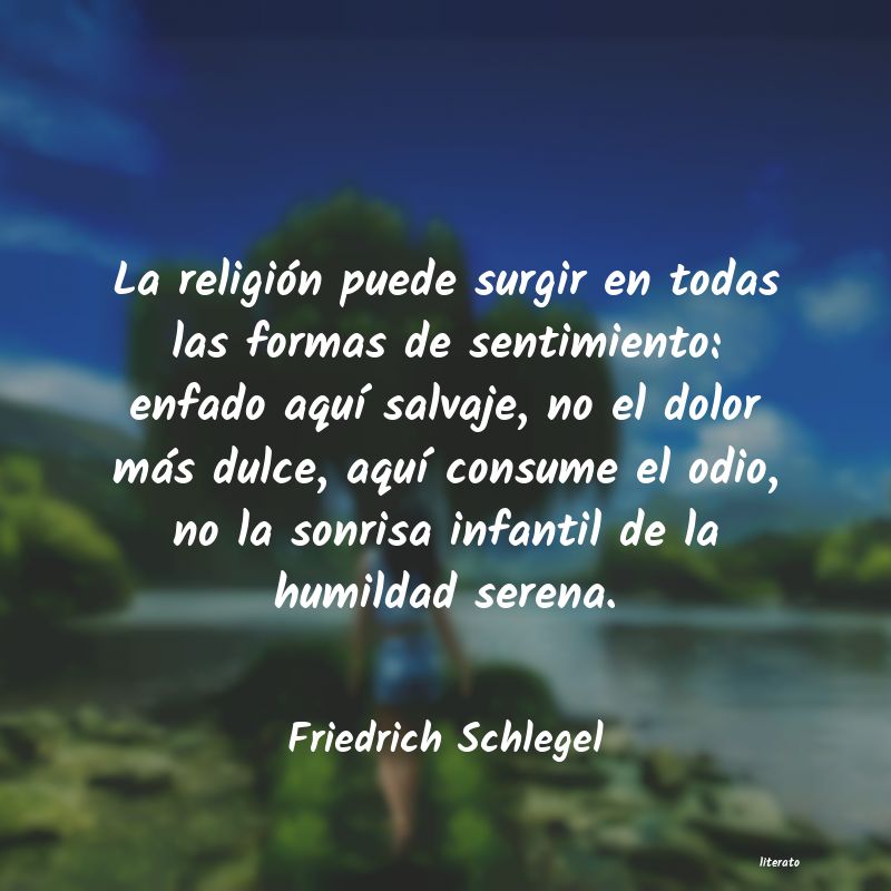 Frases de Friedrich Schlegel