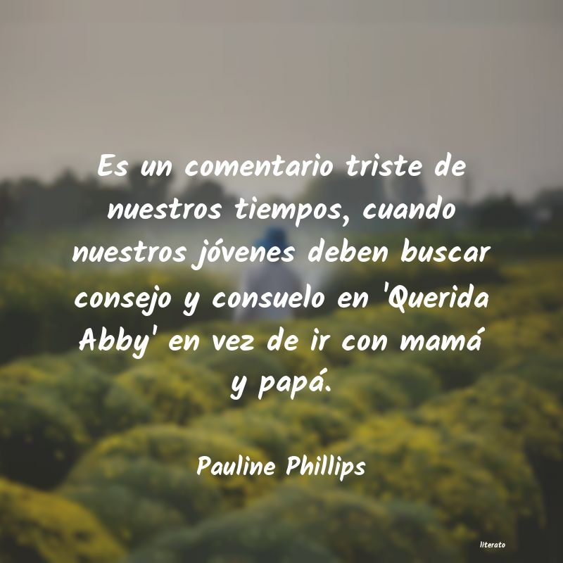 frases de Pauline Phillips