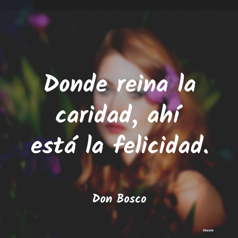 Frases de Don Bosco