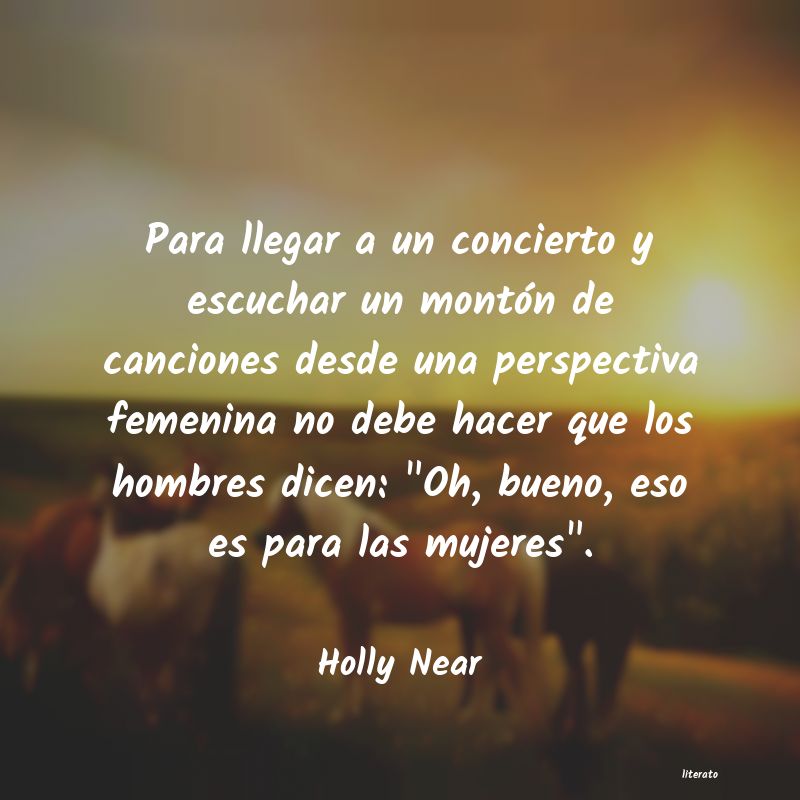 frases de Holly Near