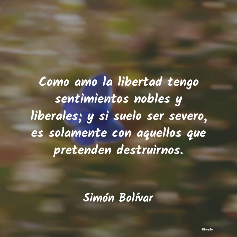 Frases de Simón Bolívar