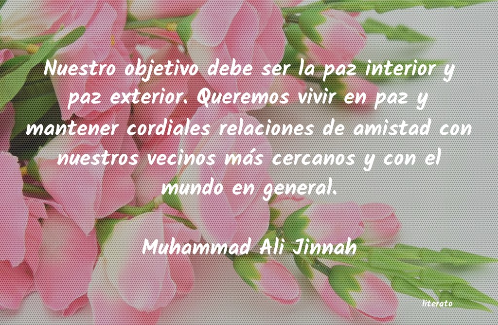 frases de Muhammad Ali Jinnah