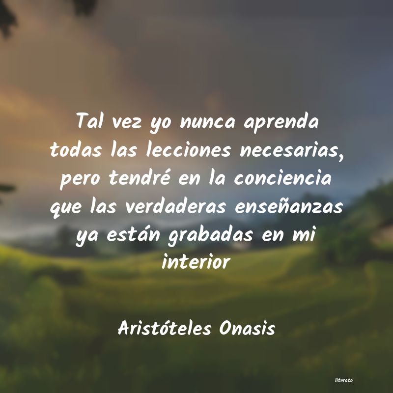 frases de Aristóteles Onasis