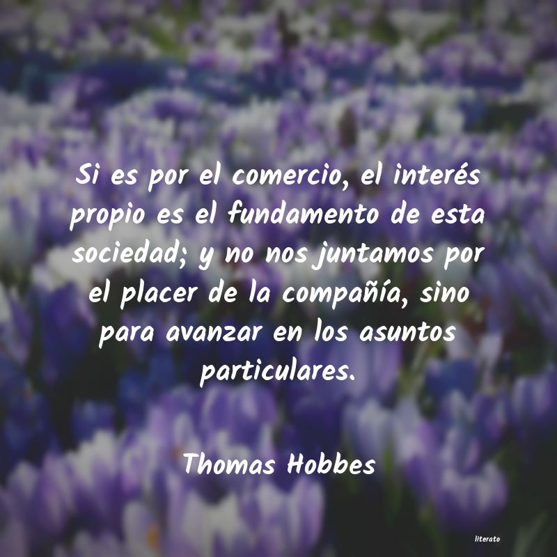 Frases de Thomas Hobbes