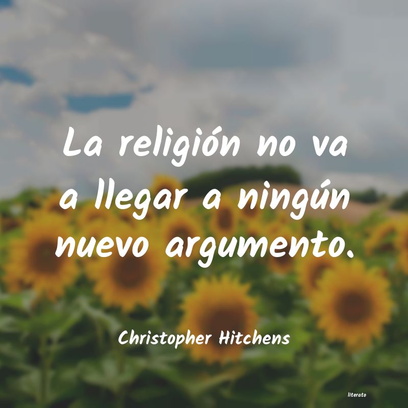 Frases de Christopher Hitchens