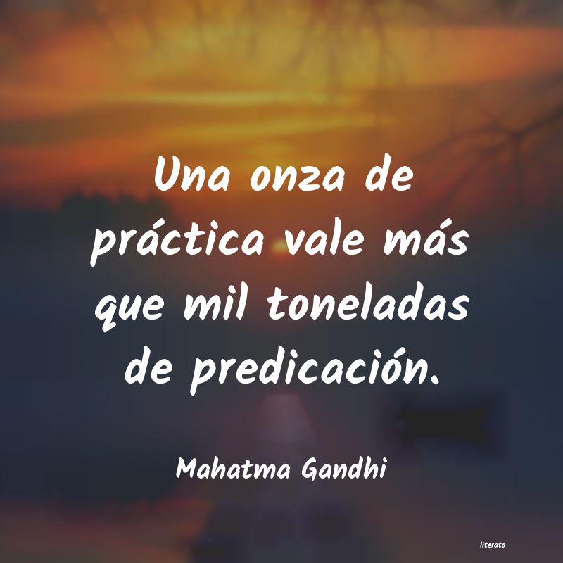 Frases de Mahatma Gandhi