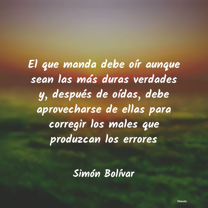 frases de Simón BolÃvar