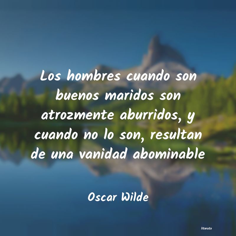 frases de Oscar Wilde