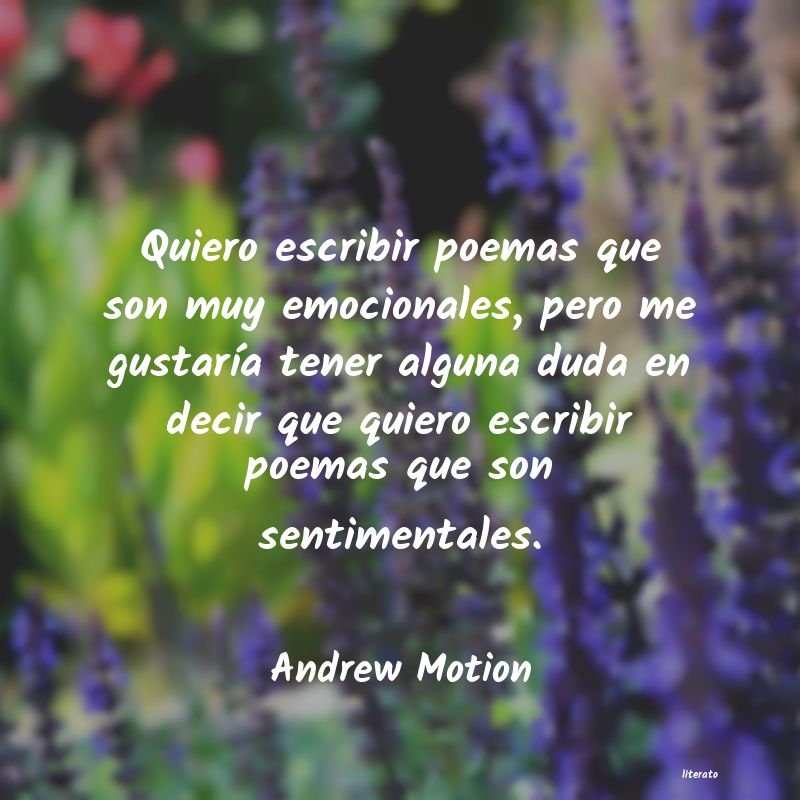 Frases de Andrew Motion