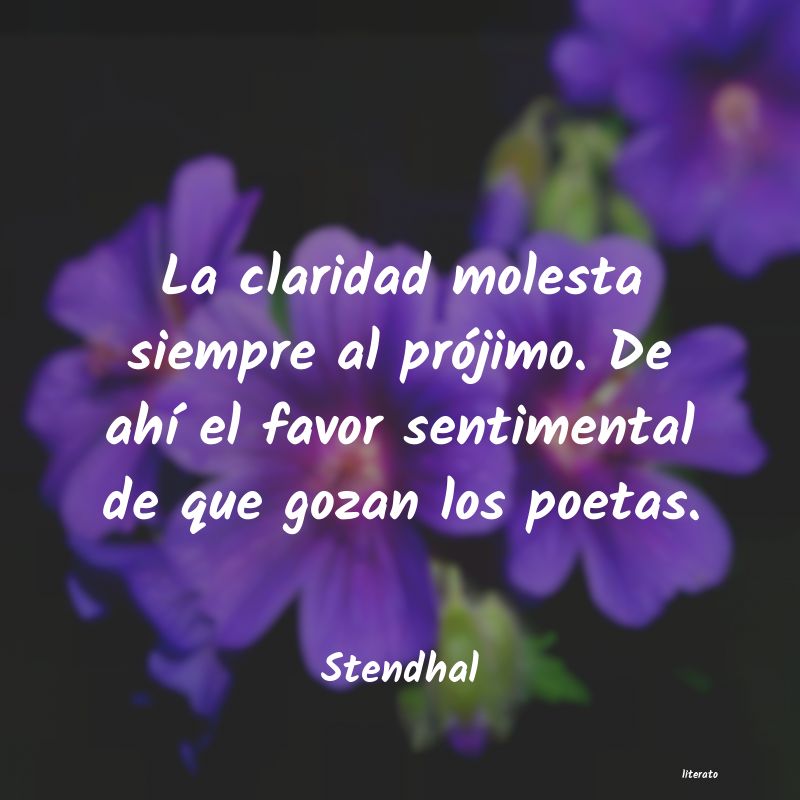 frases de Stendhal