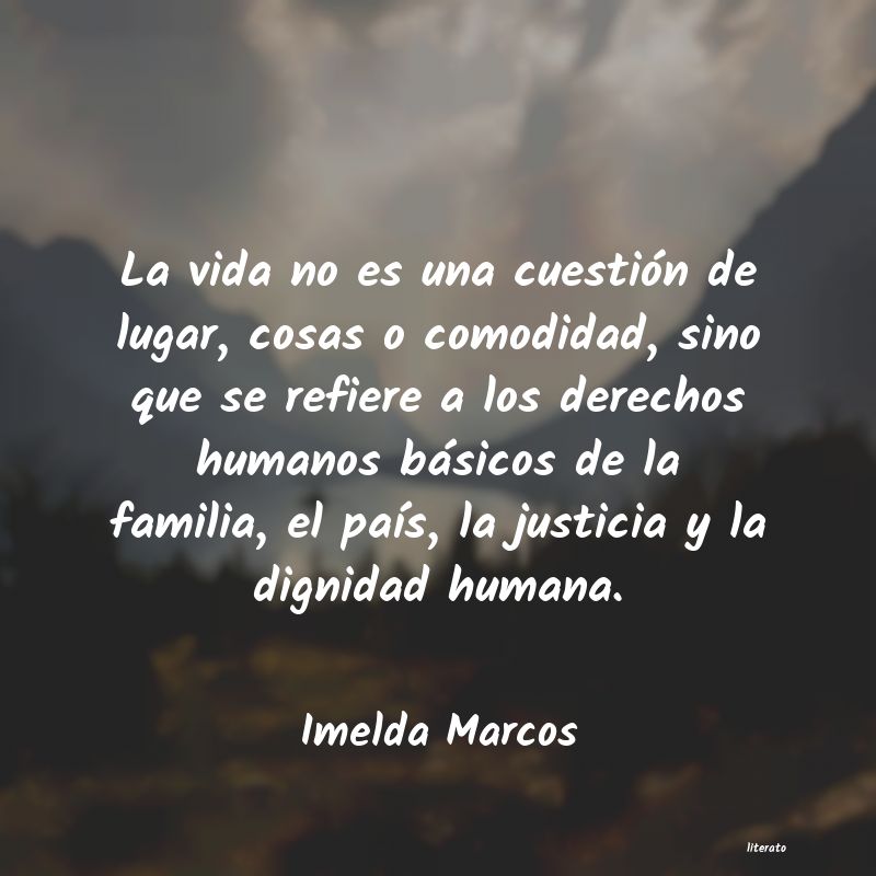 frases de Imelda Marcos