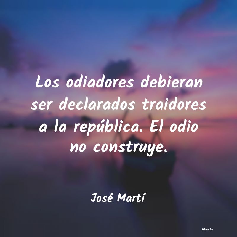 Frases de José Martí