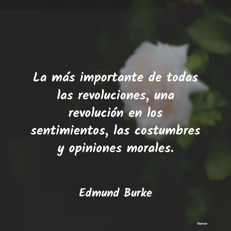 Frases de Edmund Burke