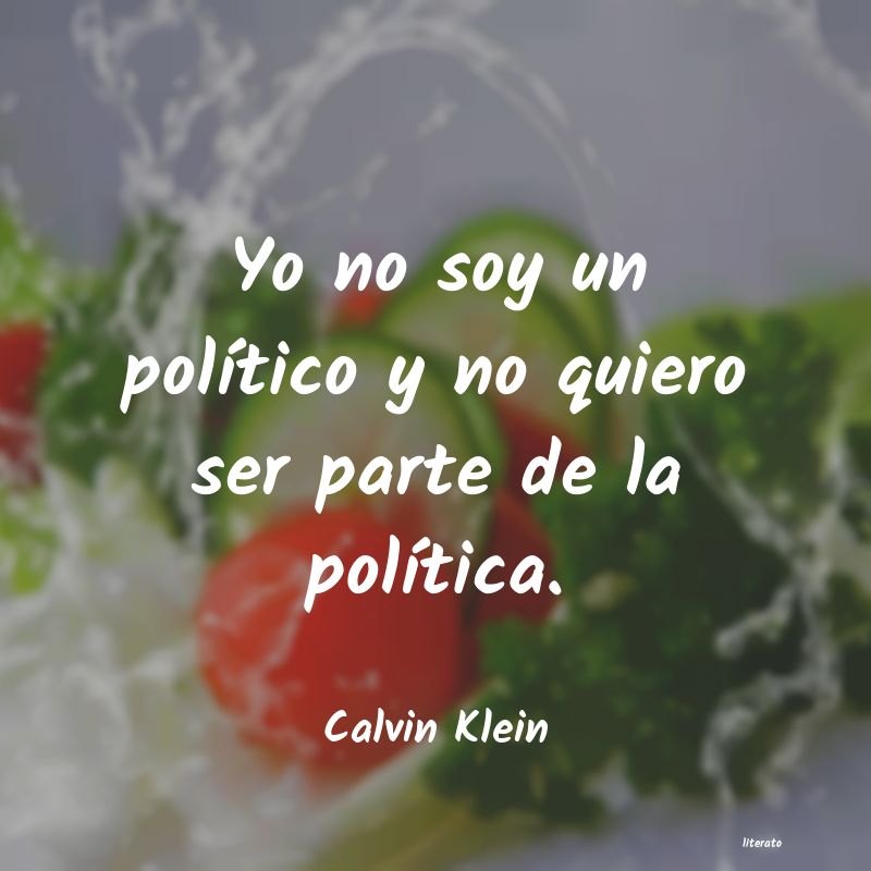 Frases de Calvin Klein