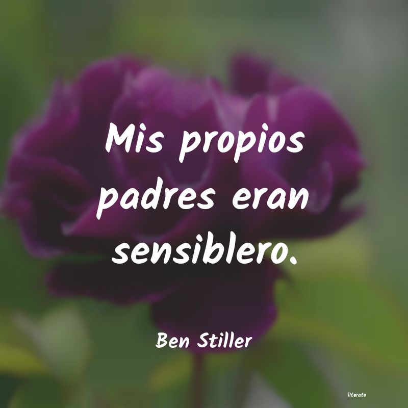 Frases de Ben Stiller