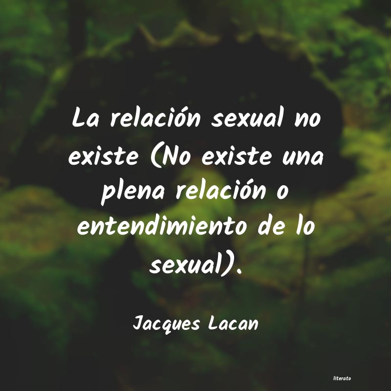 Frases de Jacques Lacan