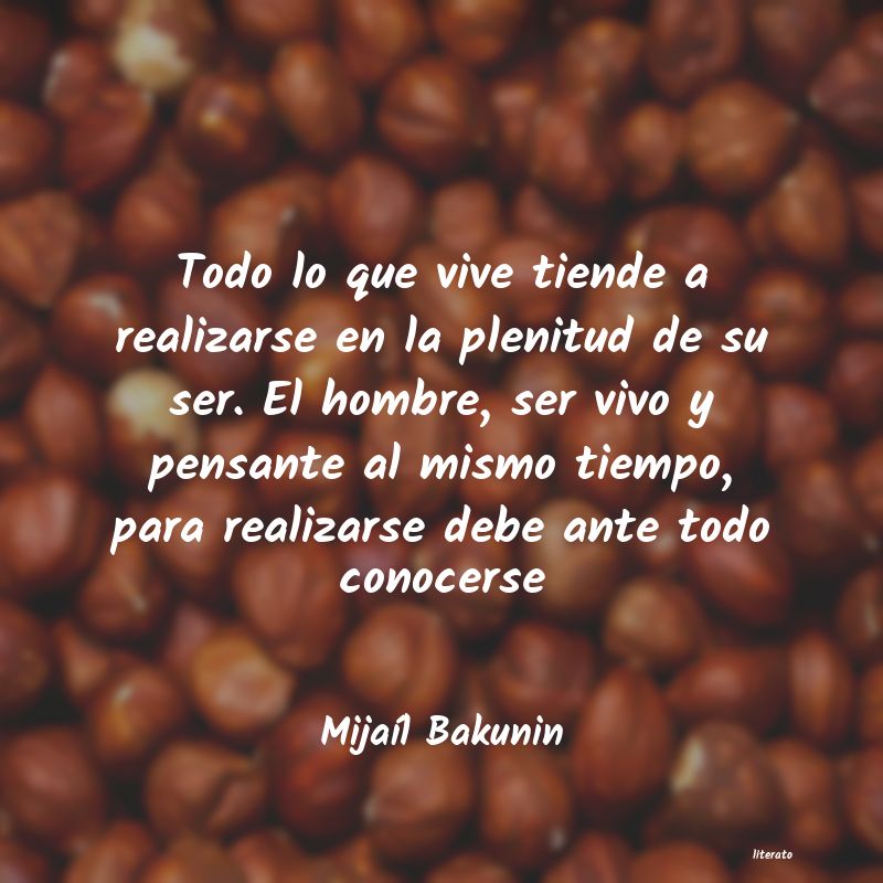 Frases de Mijaíl Bakunin