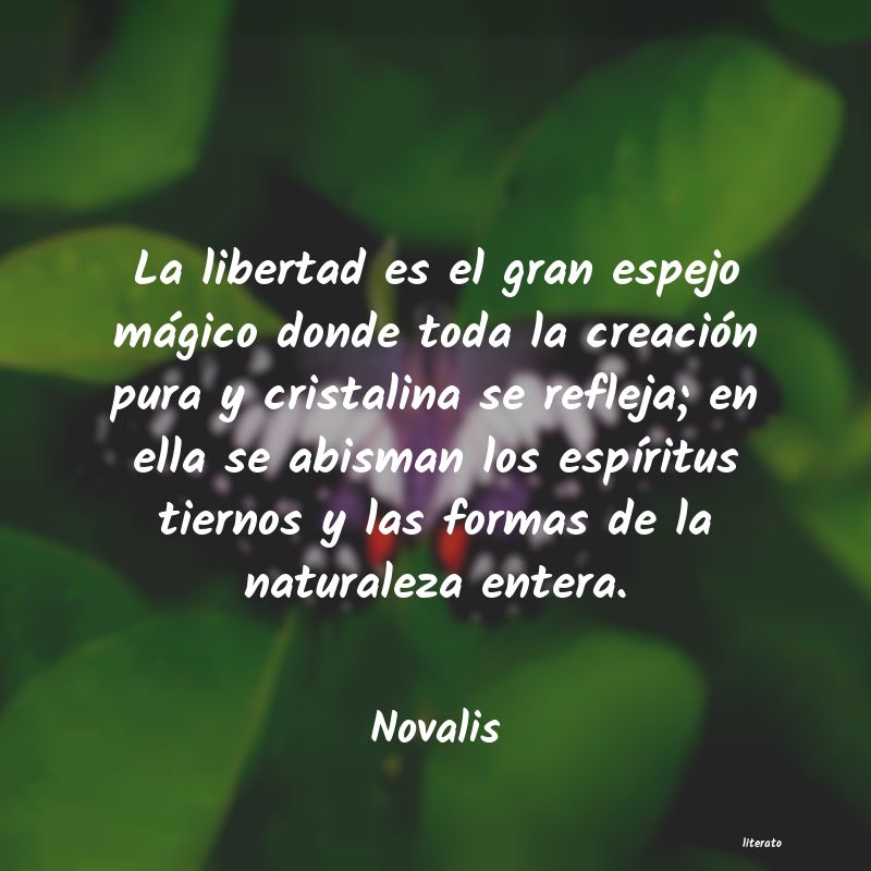 Frases de Novalis